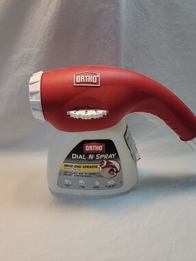 Ortho Dial N Spray Hose-End Sprayer - Red and White